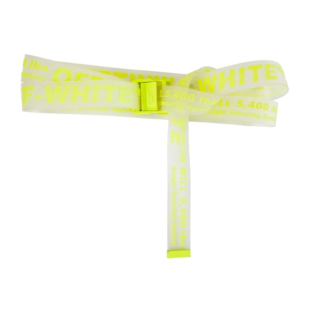 Off-White Yellow Industrial Belt